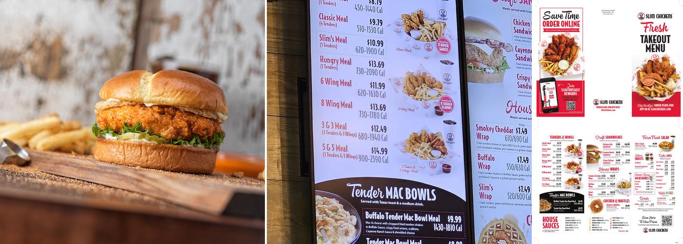 Slim Chickens Menu