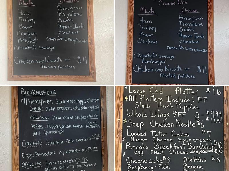 Davis Diner Menu