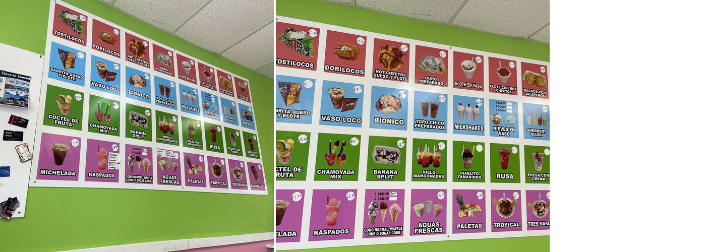 Loly's ice cream Leander Menu