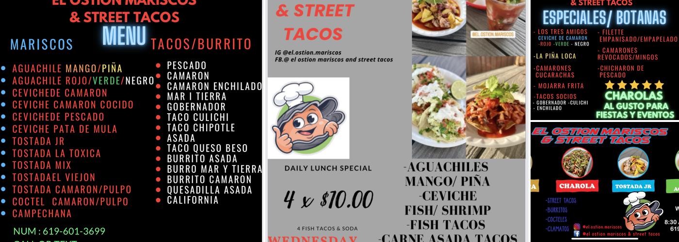 El Ostion Mariscos Menu