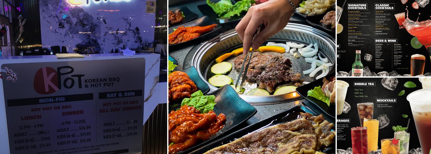 KPOT Korean BBQ & Hot Pot Menu