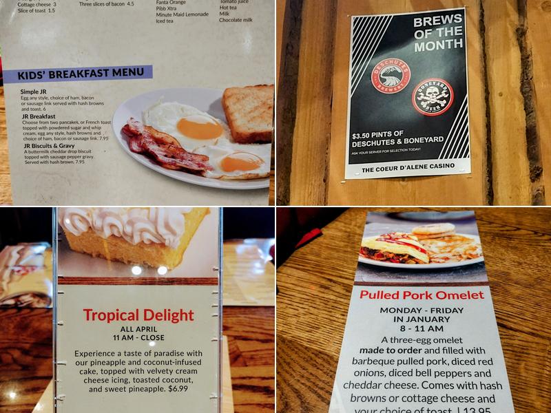 Red Tail Bar and Grill Menu