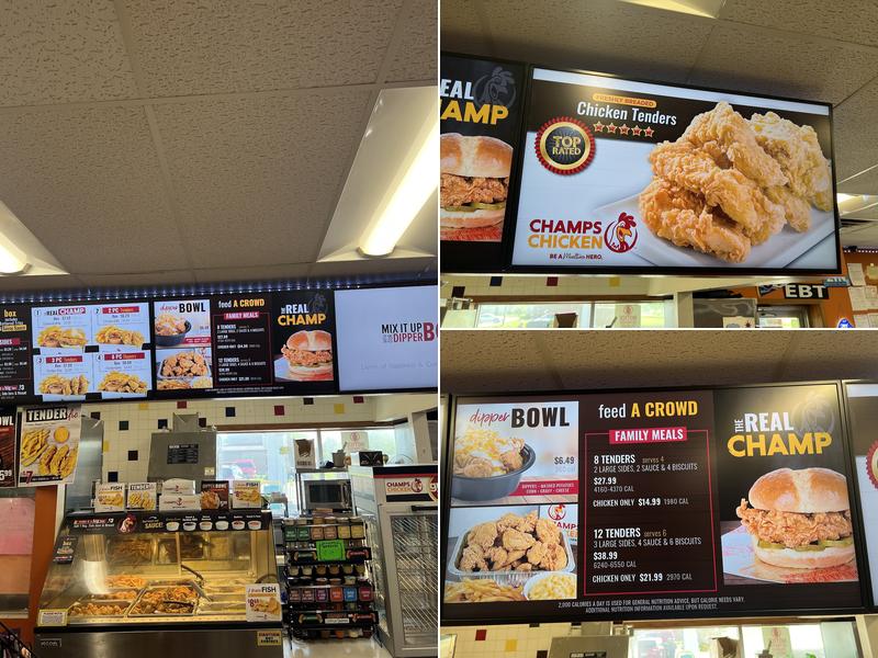 Champs Chicken Menu