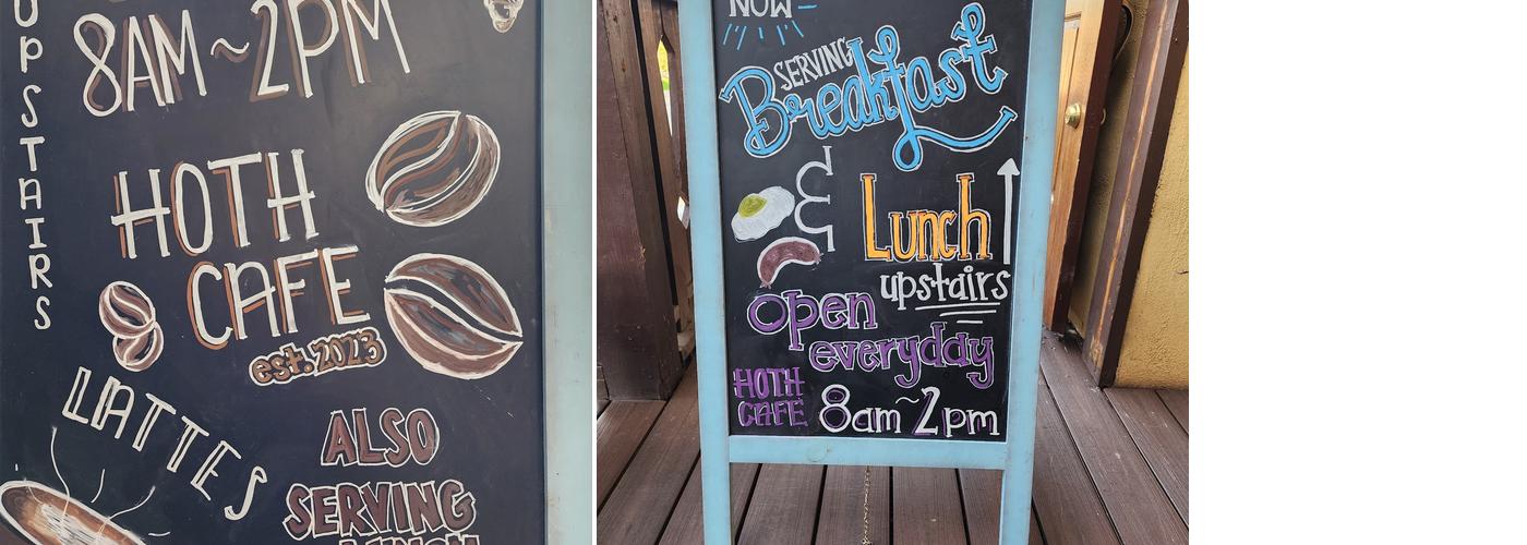 HOTH COFFEE & BUBBLE TEA Menu