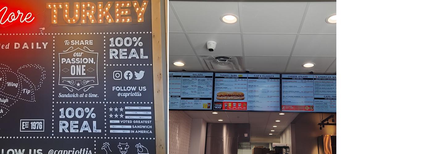 Capriotti's Sandwich Shop Menu