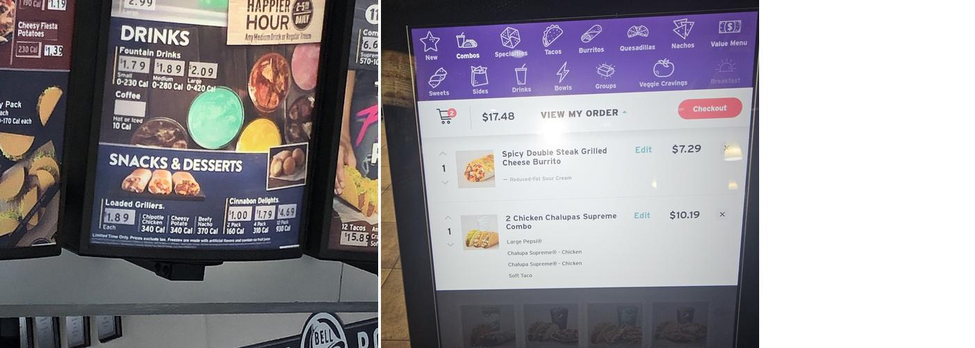 Taco Bell Menu