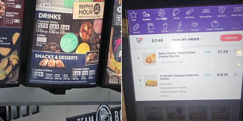 Taco Bell Menu