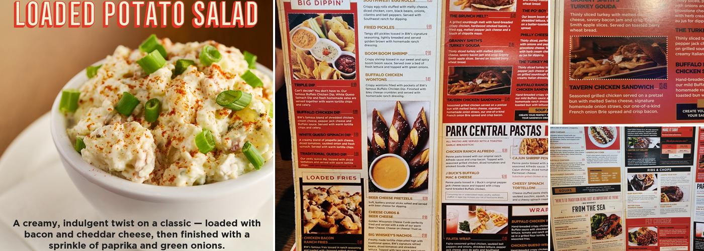 Big Whiskey's Poplar Bluff Menu