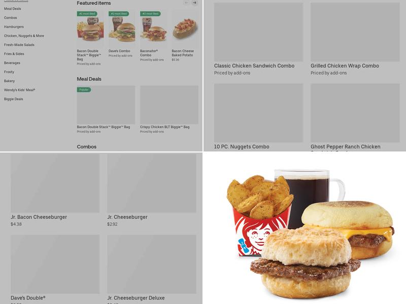 Wendy's Menu