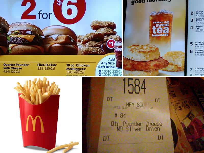 McDonald's Menu