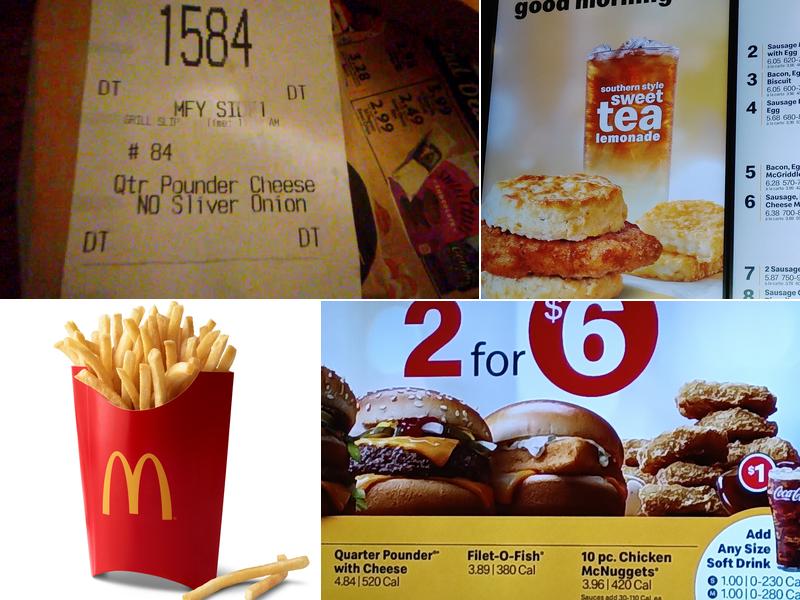 McDonald's Menu