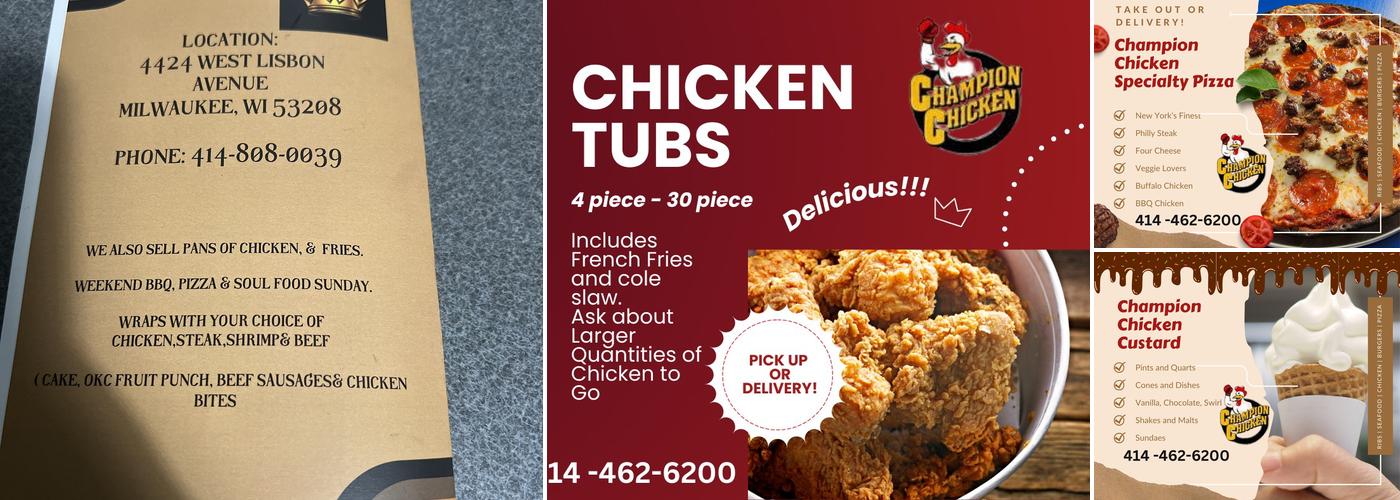 The Original King Of Chicken Menu