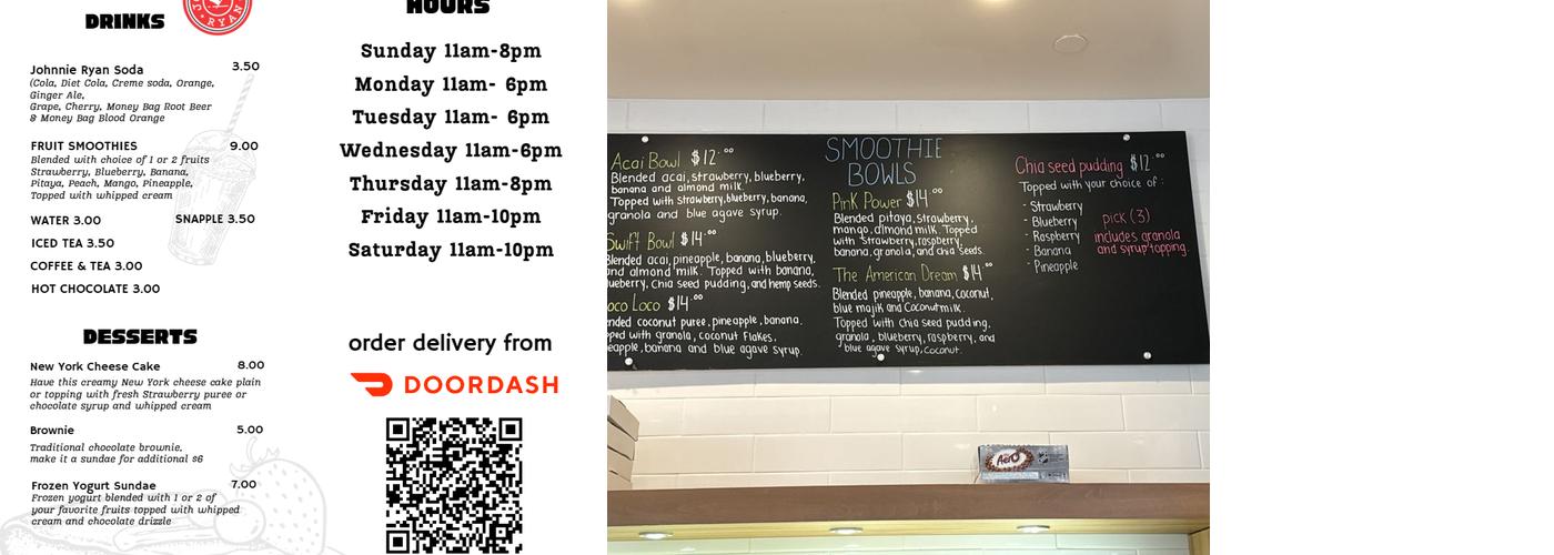 Swift Current Eatery LLC Menu