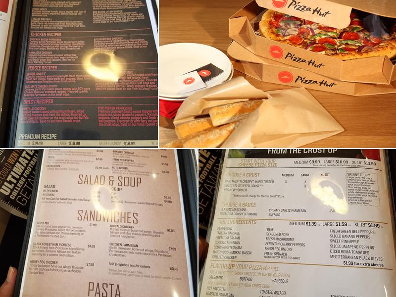 Pizza Hut Menu