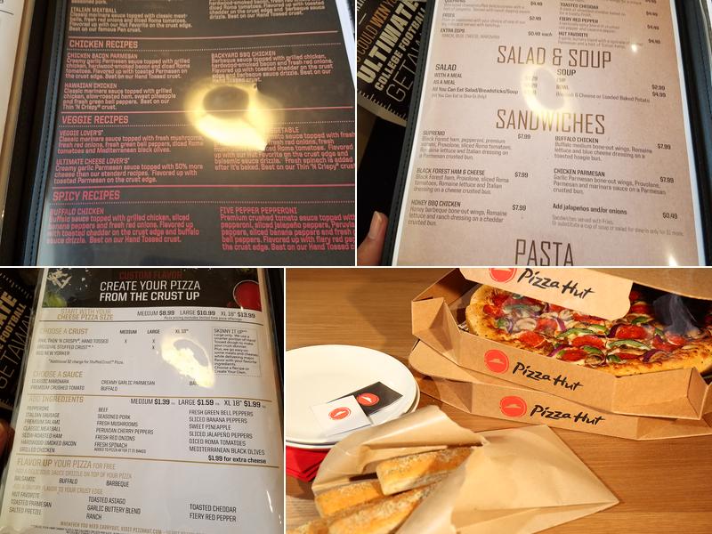 Pizza Hut Menu