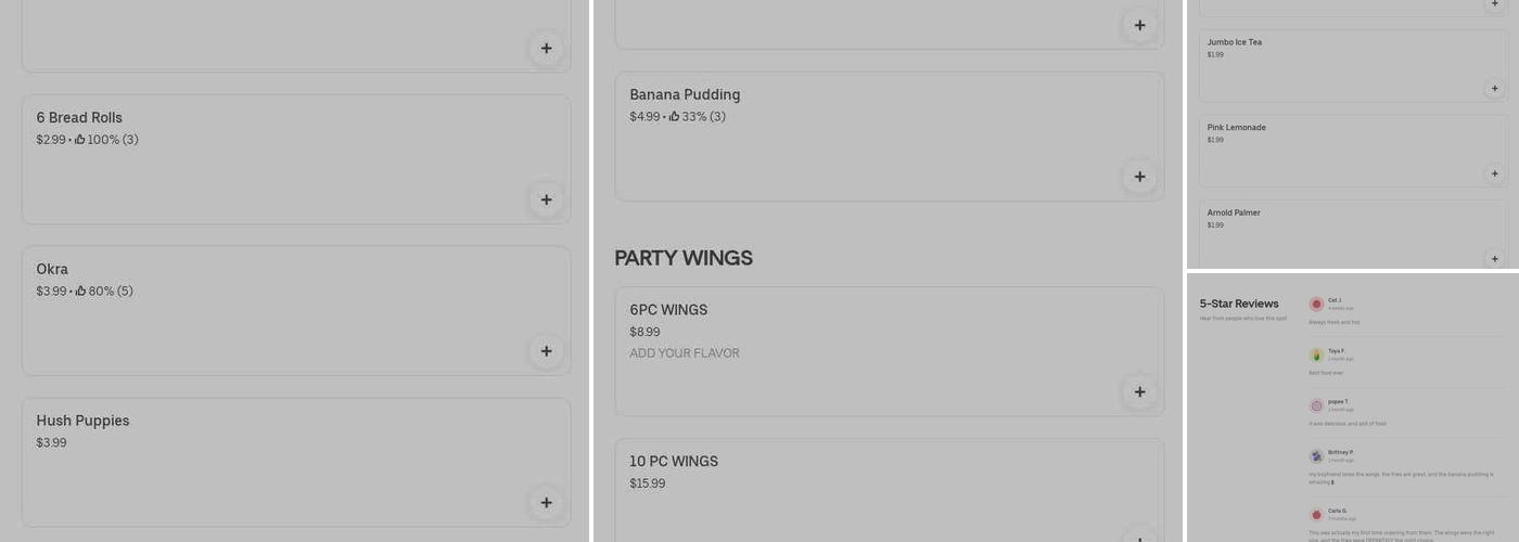 Global 1 Kitchen Menu