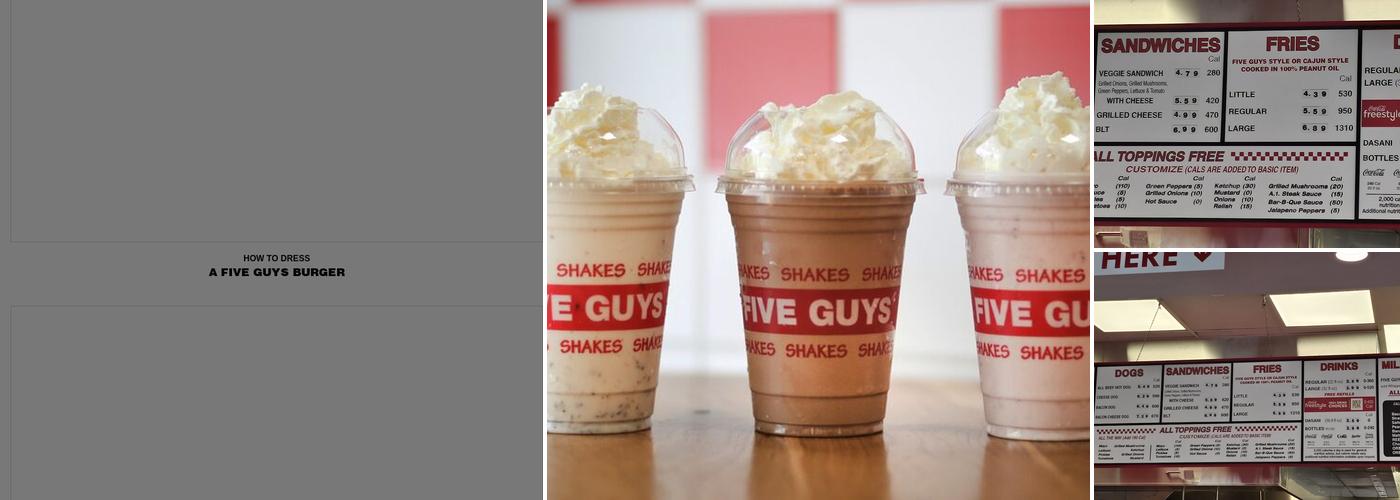 Five Guys Menu