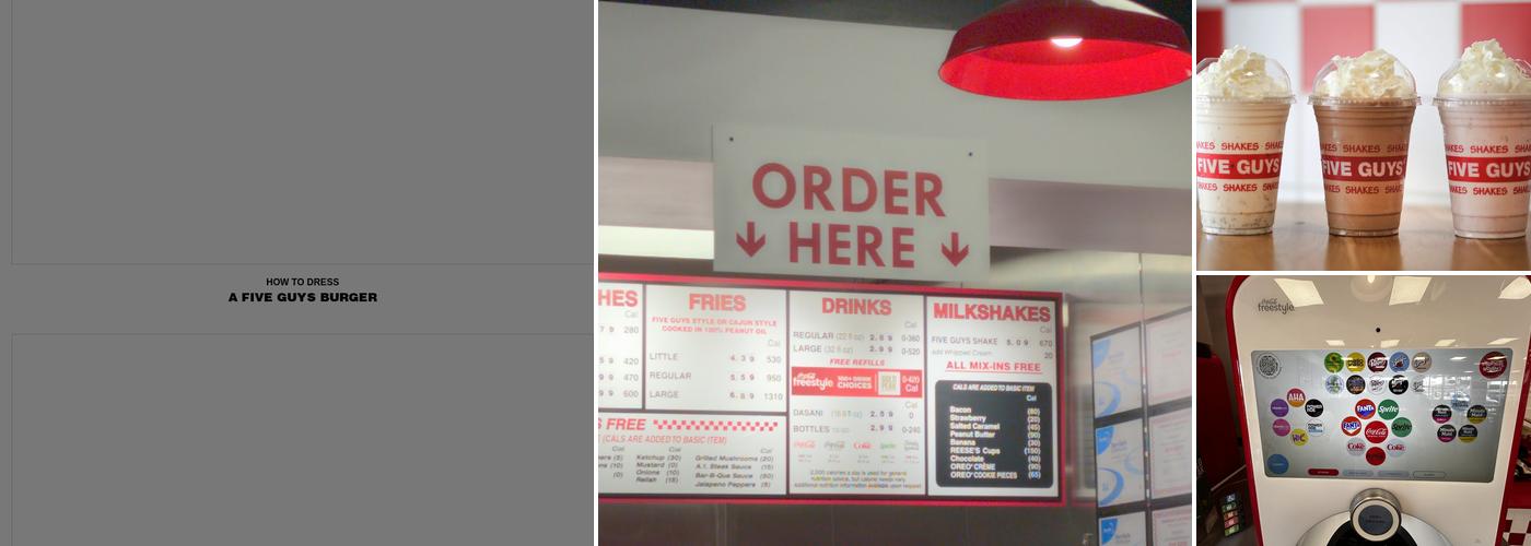 Five Guys Menu