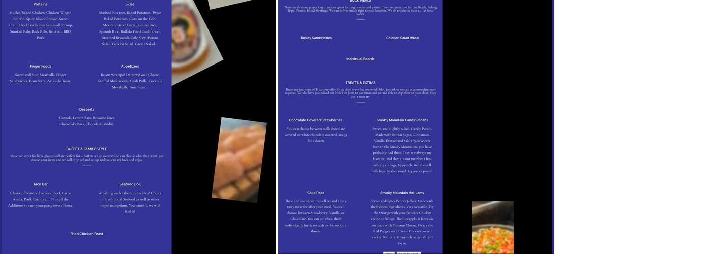 Across the Board Catering Llc Menu