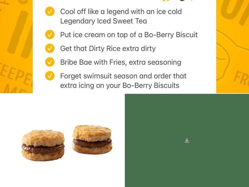 Bojangles Menu