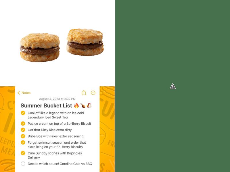 Bojangles Menu
