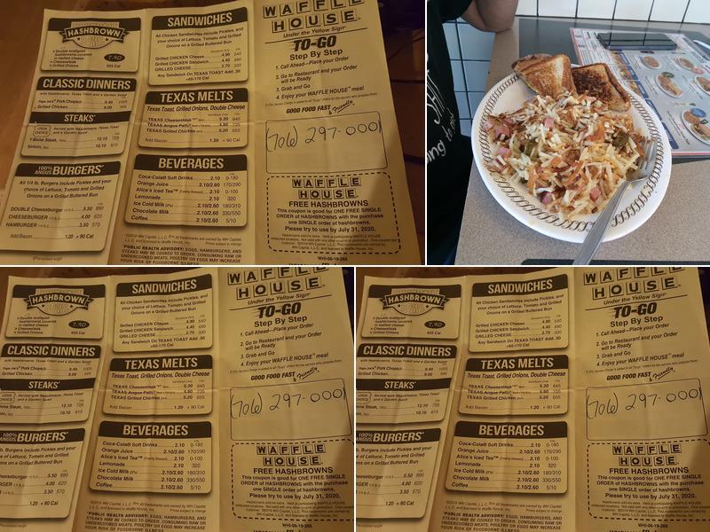 Waffle House Menu