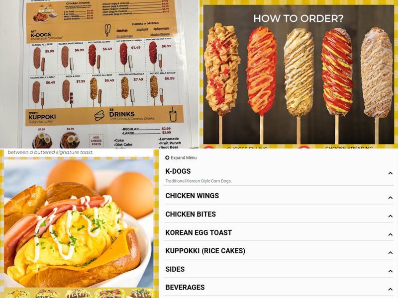 K Stop Charlotte Menu