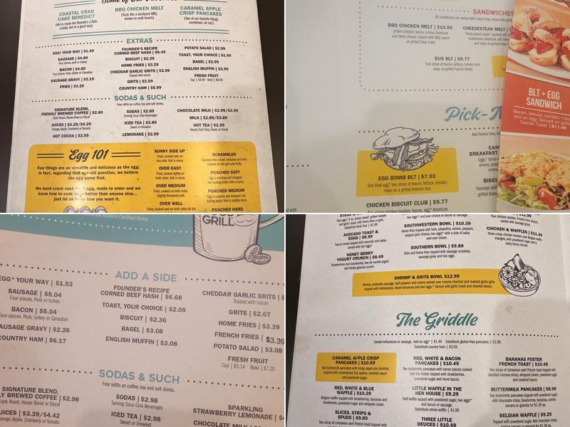 Eggs Up Grill Menu