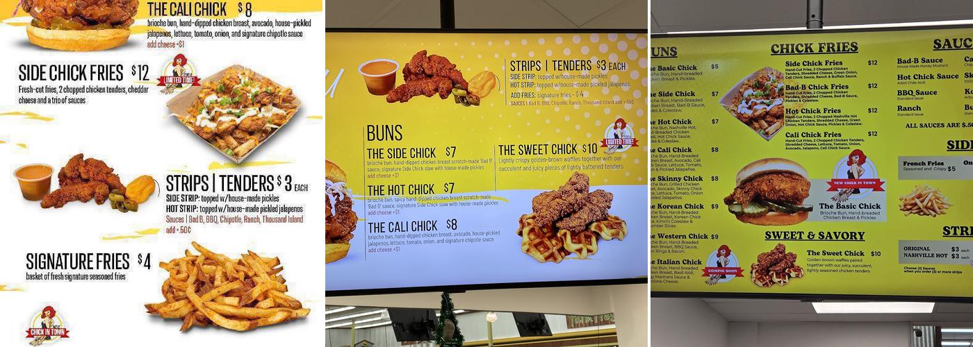 Side Chick - Chicken & Fries Menu