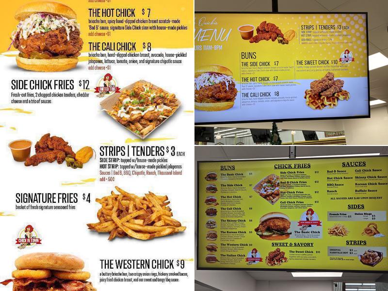 Side Chick - Chicken & Fries Menu