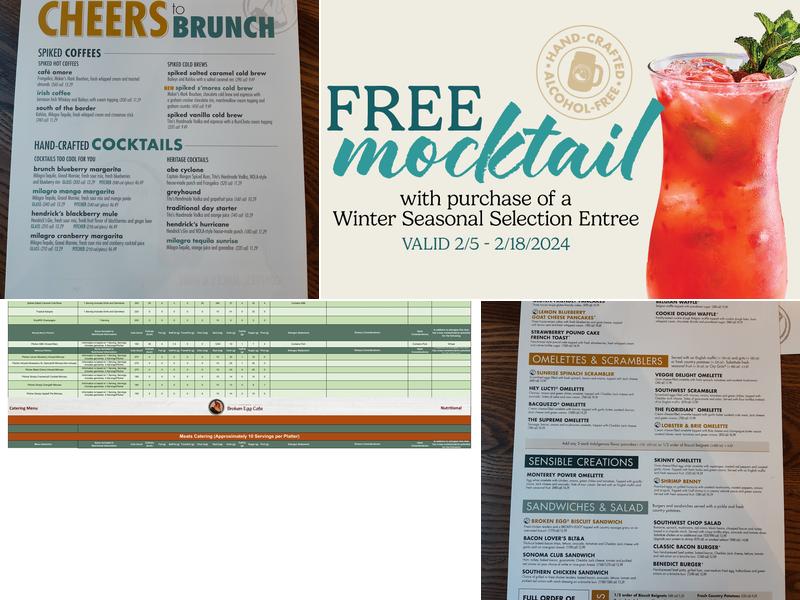 Another Broken Egg Cafe Menu