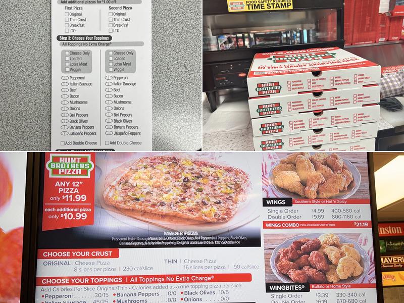 HUNT BROTHERS PIZZA (Chevron) Menu