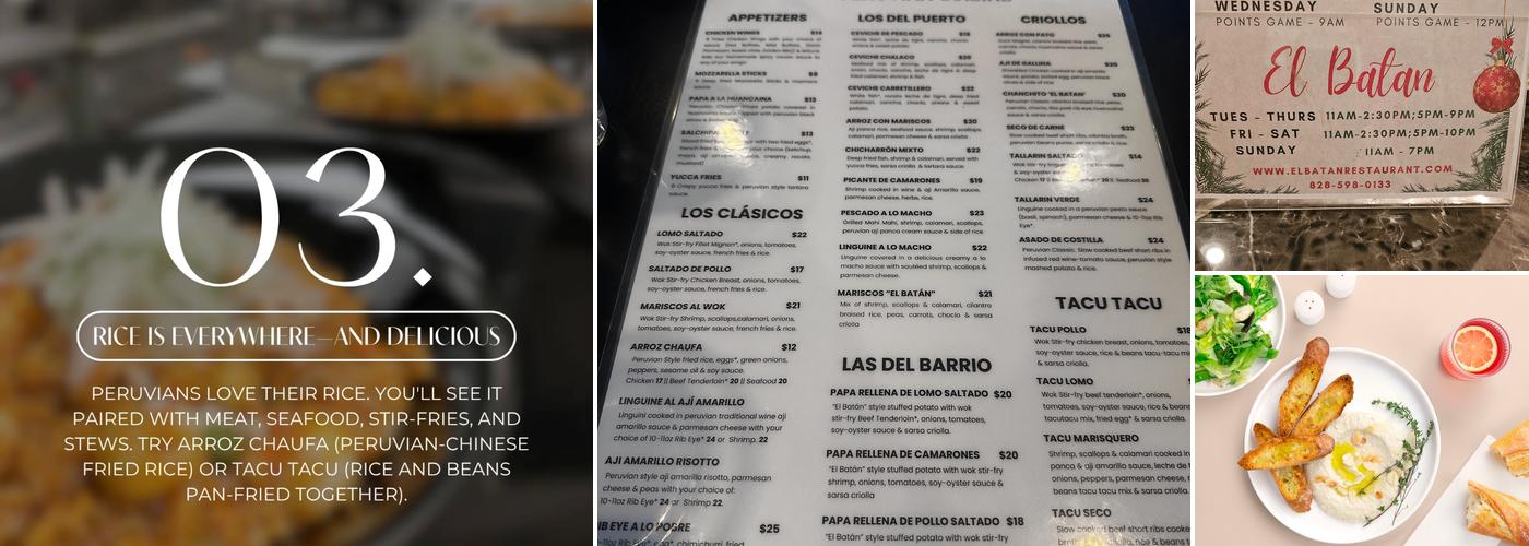 El Batán Restaurant Menu