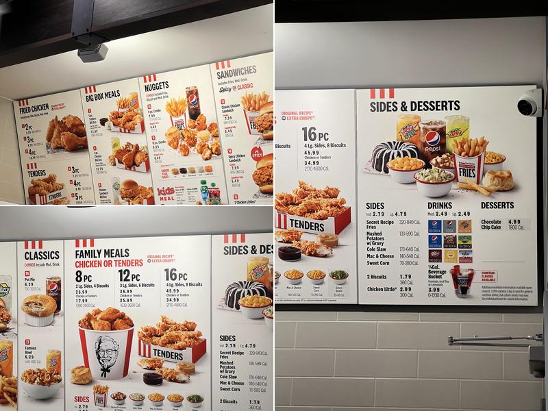 KFC Menu