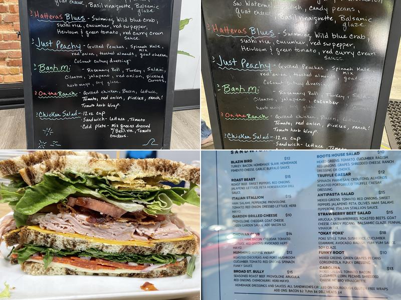 Downtown Roots Menu