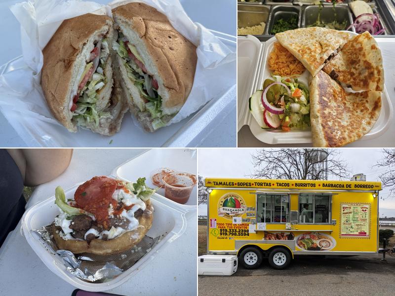 Guacamole tacos food truck