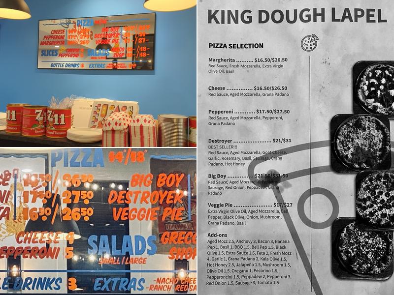 King Dough Menu