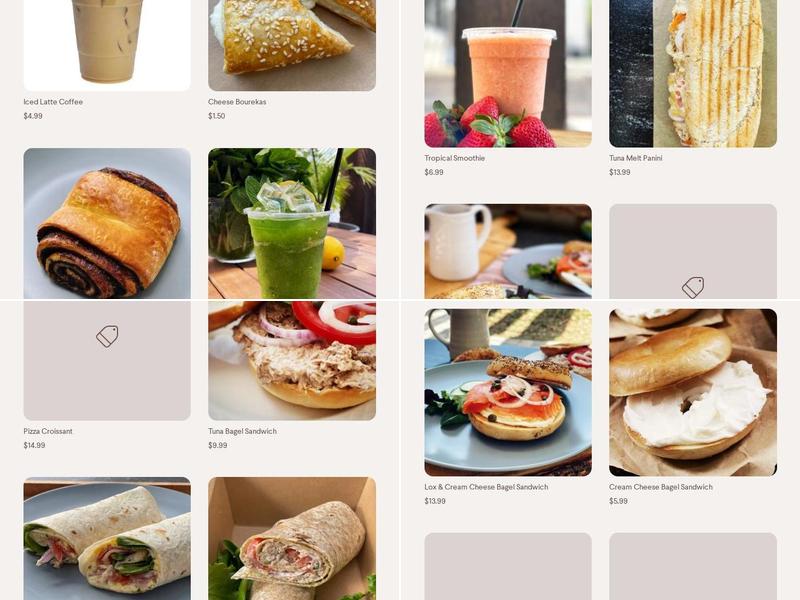 Ahava Cafe Menu