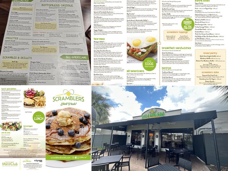 Scramblers Menu
