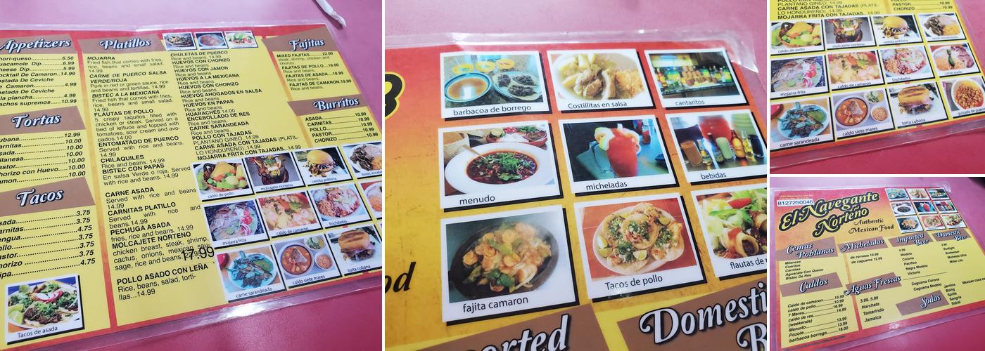 Los Sanchez Mexican Restaurant Menu