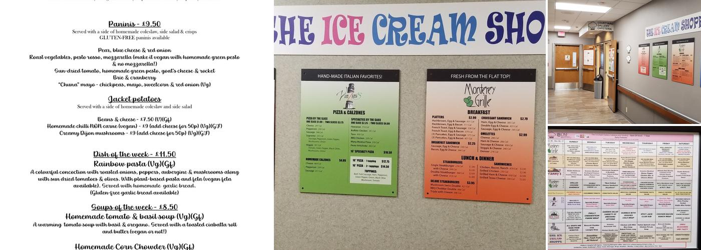 Courtyard Gallery Cafeteria Menu