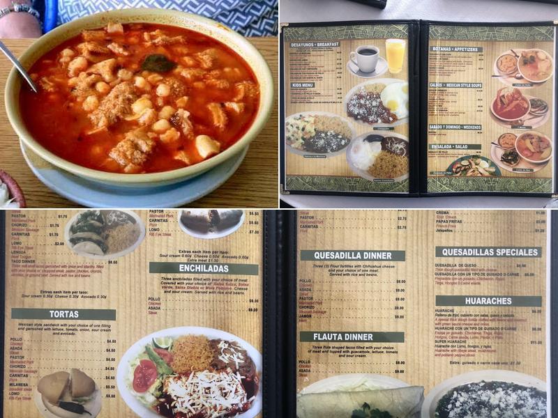 Los Tarascos Menu