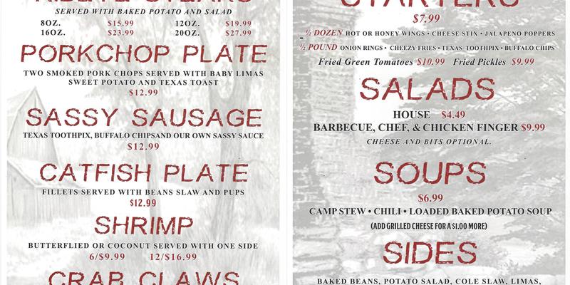 Hickory Chip Menu