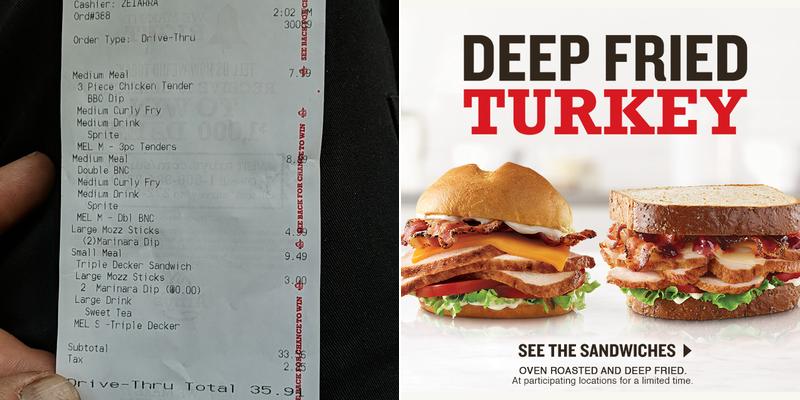 Arby's Menu