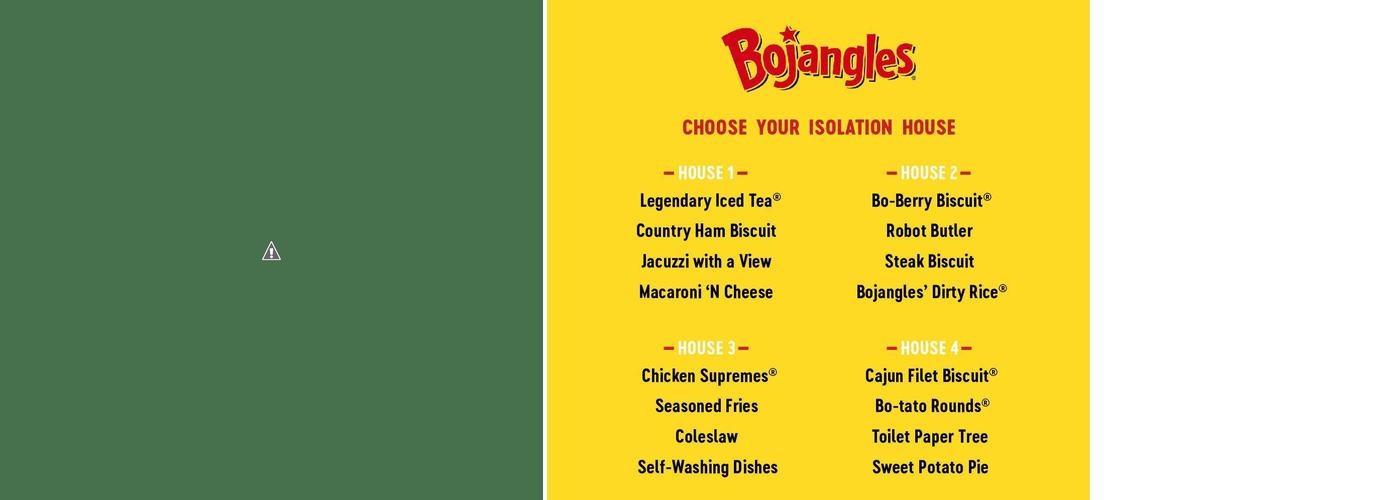 Bojangles Menu