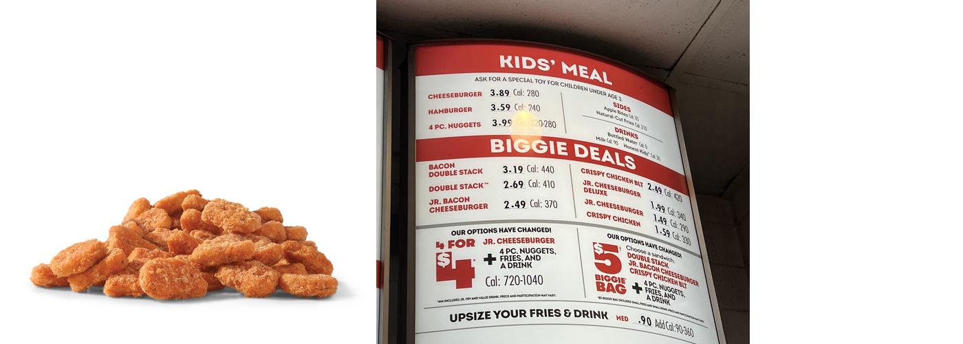 Wendy's Menu