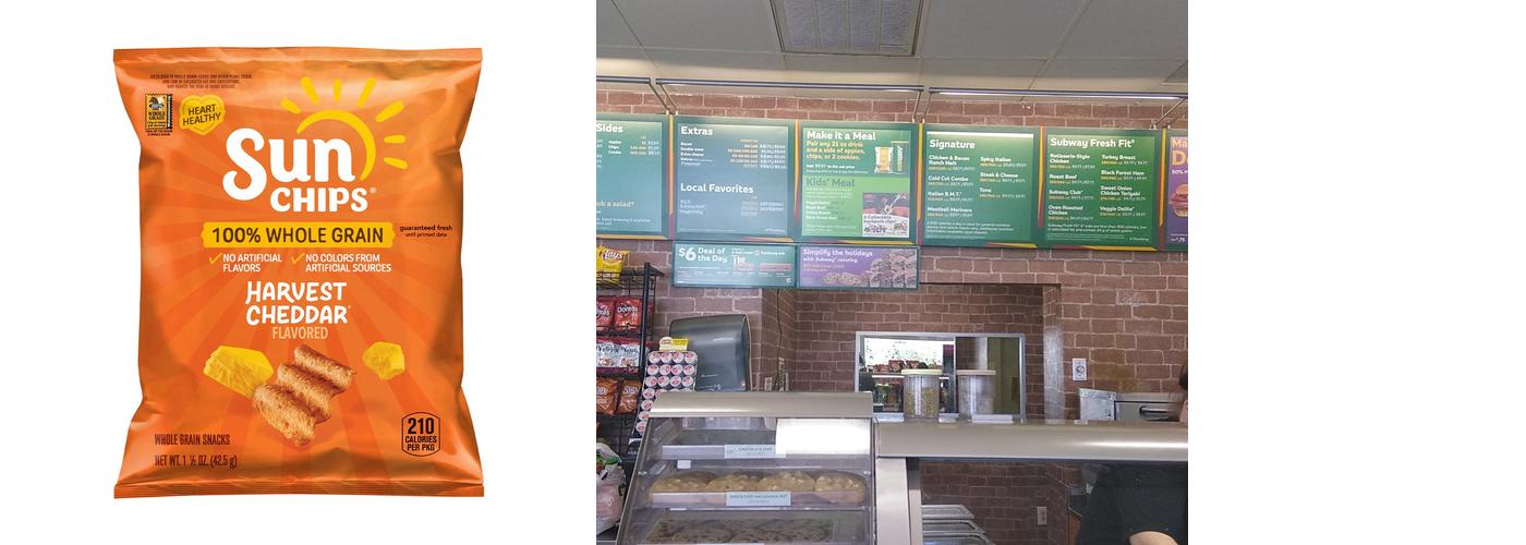 Subway Menu