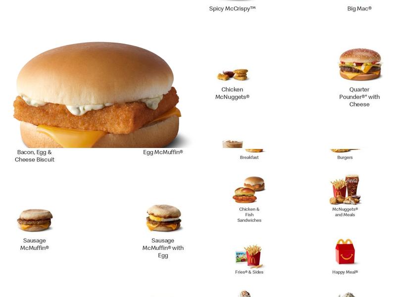 McDonald's Menu