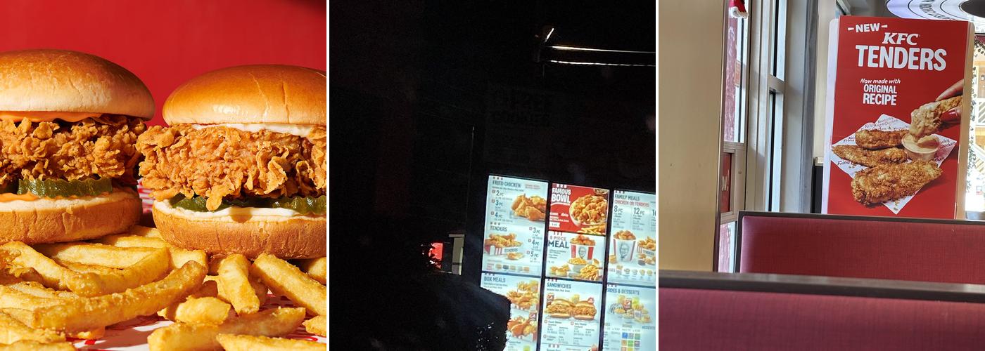 KFC Menu