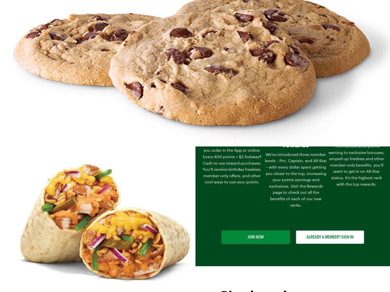 Subway Menu